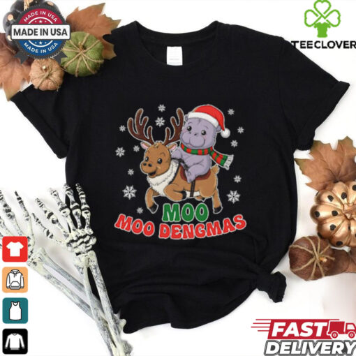 Moo Moo Dengmas Funny Christmas Crewneck shirt