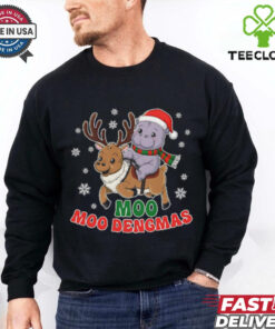 Moo Moo Dengmas Funny Christmas Crewneck shirt