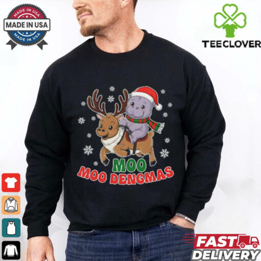 Moo Moo Dengmas Funny Christmas Crewneck shirt