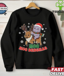 Moo Moo Dengmas Funny Christmas Crewneck shirt