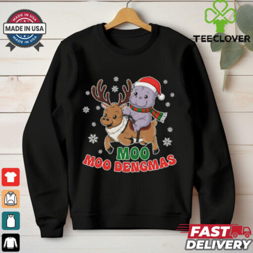 Moo Moo Dengmas Funny Christmas Crewneck shirt