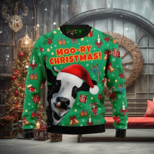 Moo Ry Christmas Ugly Sweater Party