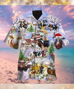 Mooey Christmas, My Dairy Cattle Hawaiian Shirt