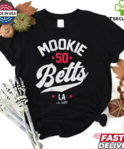 Mookie Betts #50 Los Angeles Dodgers T shirts