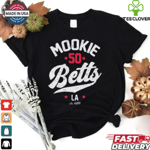 Mookie Betts #50 Los Angeles Dodgers T shirts