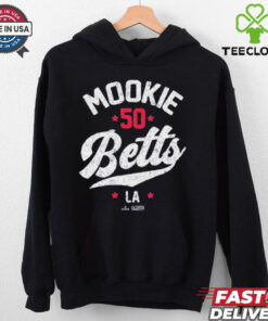 Mookie Betts #50 Los Angeles Dodgers T shirts