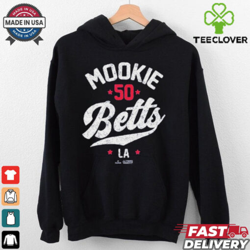 Mookie Betts #50 Los Angeles Dodgers T shirts