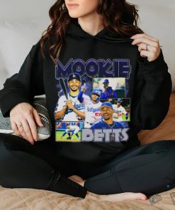 Mookie Betts Bomber Los Angeles Dodgers Baseball Sportwear T Shirt