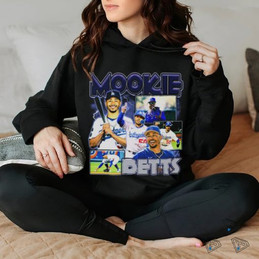 Mookie Betts Bomber Los Angeles Dodgers Baseball Sportwear T Shirt