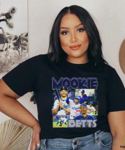 Mookie Betts Bomber Los Angeles Dodgers Baseball Sportwear T Shirt