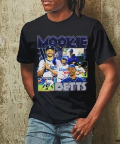 Mookie Betts Bomber Los Angeles Dodgers Baseball Sportwear T Shirt