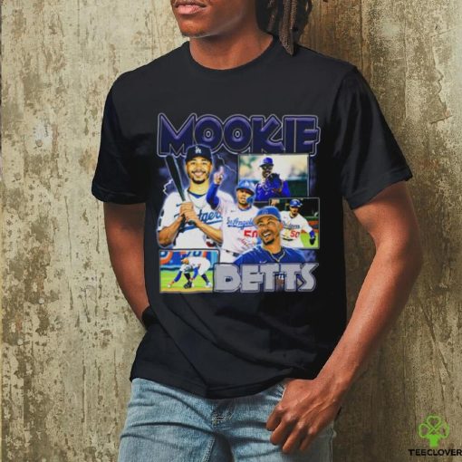 Mookie Betts Bomber Los Angeles Dodgers Baseball Sportwear T Shirt