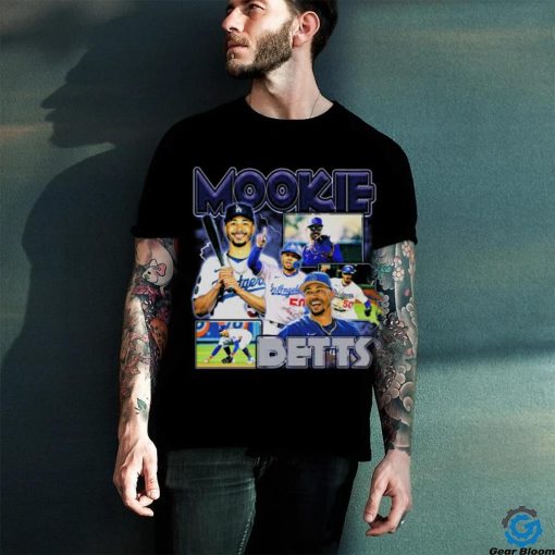 Mookie Betts Bomber Los Angeles Dodgers Baseball Sportwear T Shirt