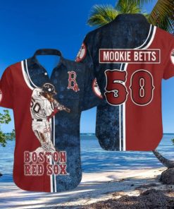 Mookie Betts Boston Red Sox Star Player Series Hawaiian Shirt