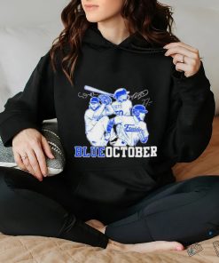 Mookie Betts Freddie Freeman Clayton Kershaw Blue October Shirt