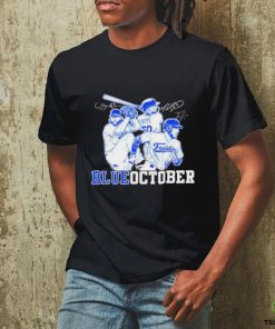 Mookie Betts Freddie Freeman Clayton Kershaw Blue October Shirt
