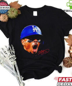 Mookie Betts Los Angeles Dodgers big head signature hoodie, sweater, longsleeve, shirt v-neck, t-shirt