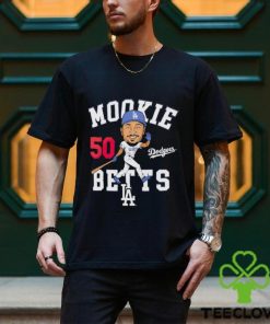 Mookie Betts Los Angeles Dodgers caricature shirt