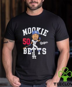 Mookie Betts Los Angeles Dodgers caricature shirt