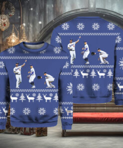 Mookie Freddie And David Dodger Ugly Christmas Sweater