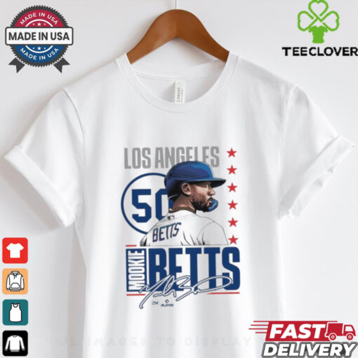 Mookie betts #50 white signature hoodie, sweater, longsleeve, shirt v-neck, t-shirt