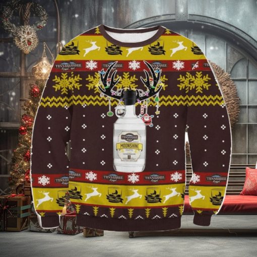 Moonshine 3D Ugly Christmas Sweater Christmas Gift