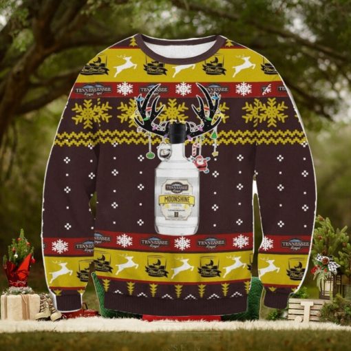 Moonshine 3D Ugly Christmas Sweater Christmas Gift