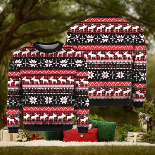 Moose Christmas Party Ugly Christmas Sweater