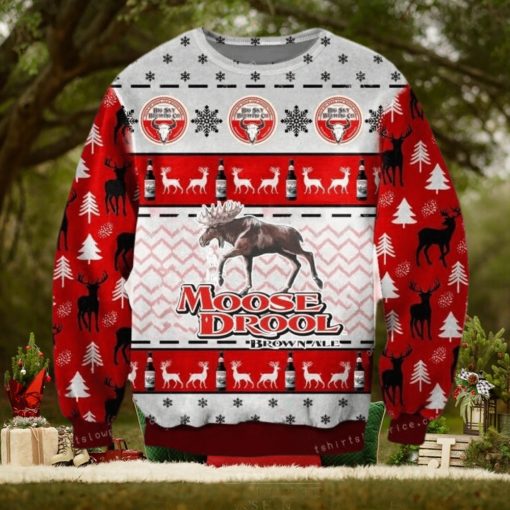 Moose Drool Brown Ale Christmas Ugly Sweater