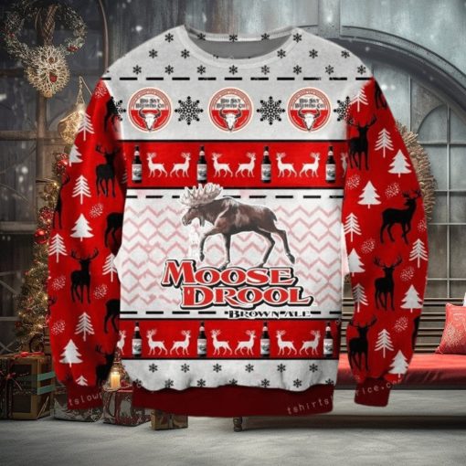 Moose Drool Brown Ale Christmas Ugly Sweater