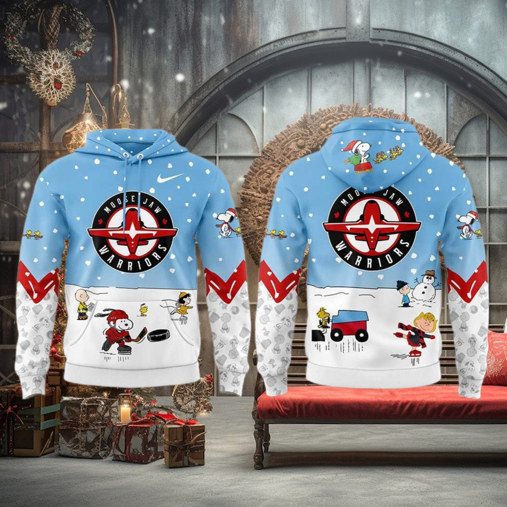 Moose Jaw Warriors Peanuts & Snoopy Night For Fans Limited Hoodie Cap Moose Jaw Warriors Peanuts & Snoopy Night For Fans Limited Hoodie Cap