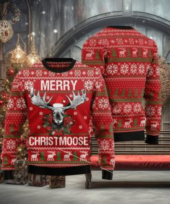 Moose Ugly Christmas Sweater For Men & Women