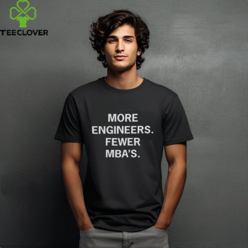 More Engineers Fewer MBA’s Shirt