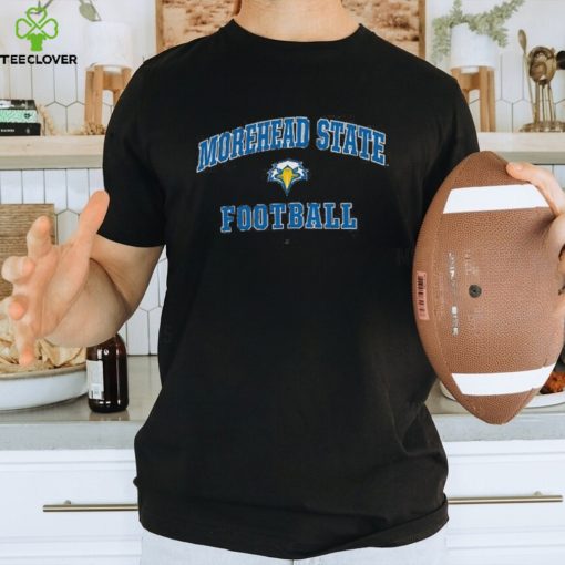 Morehead State Eagles Under Armour Football Performance T Shirt   Gray