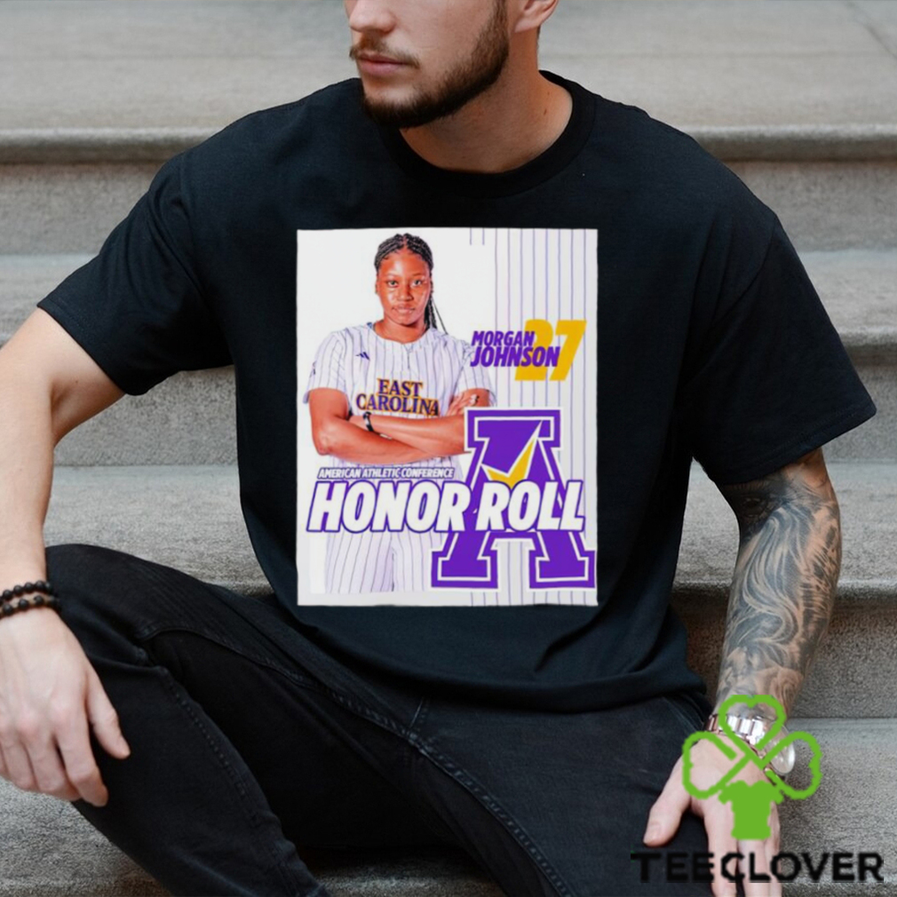 Morgan Johnson American Athletic Conference Honor Roll poster shirt Morgan Johnson American Athletic Conference Honor Roll poster shirt
