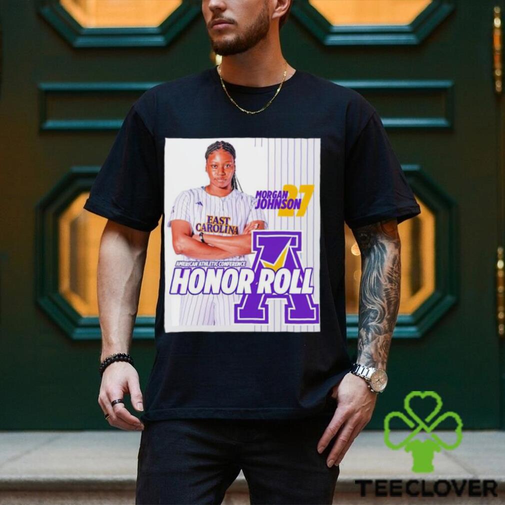 Morgan Johnson American Athletic Conference Honor Roll poster shirt Morgan Johnson American Athletic Conference Honor Roll poster shirt