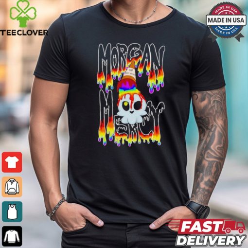 Morgan Mercy Morgan Mercy Rinbow Drip shirt