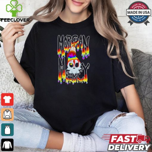 Morgan Mercy Morgan Mercy Rinbow Drip shirt