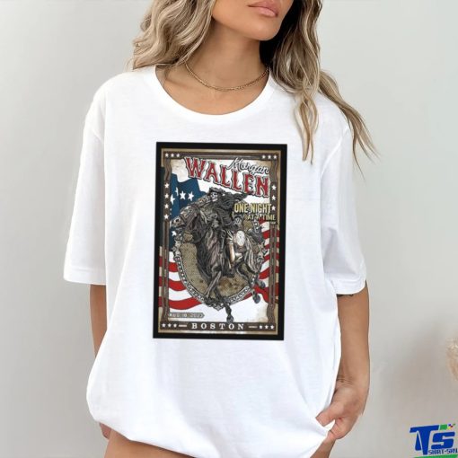 Morgan Wallen One Night At A Time World Tour 2023 Fenway Park Boston, MA Aug 18 Poster Shirt
