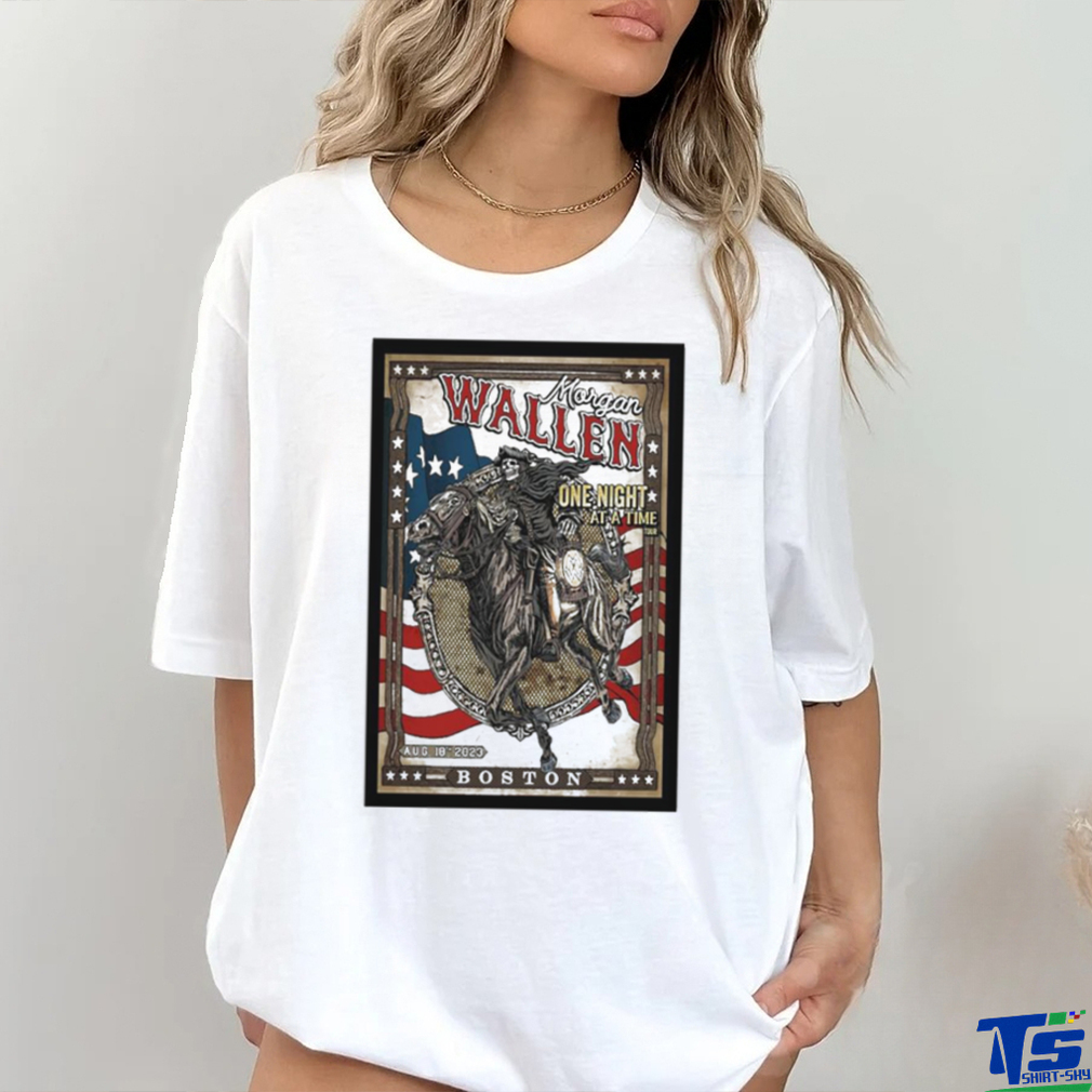 Morgan Wallen One Night At A Time World Tour 2023 Fenway Park Boston, MA Aug 18 Poster Shirt Morgan Wallen One Night At A Time World Tour 2023 Fenway Park Boston, MA Aug 18 Poster Shirt