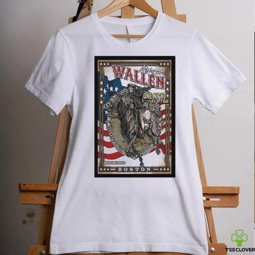 Morgan Wallen One Night At A Time World Tour 2023 Fenway Park Boston, MA Aug 18 Poster Shirt Morgan Wallen One Night At A Time World Tour 2023 Fenway Park Boston, MA Aug 18 Poster Shirt