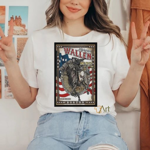 Morgan Wallen One Night At A Time World Tour 2023 Fenway Park Boston, MA Aug 18 Poster Shirt