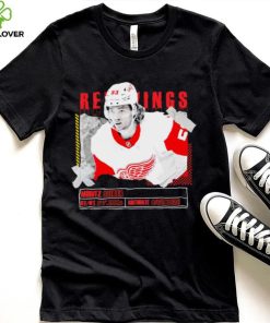 Moritz Seider number 53 Detroit Red Wings ice hockey player pose paper gift shirt