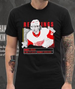 Moritz Seider number 53 Detroit Red Wings ice hockey player pose paper gift hoodie, sweater, longsleeve, shirt v-neck, t-shirt