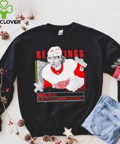 Moritz Seider number 53 Detroit Red Wings ice hockey player pose paper gift hoodie, sweater, longsleeve, shirt v-neck, t-shirt