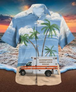 Morristown New Jersey Morristown Ambulance Squad Hawaiian Shirt