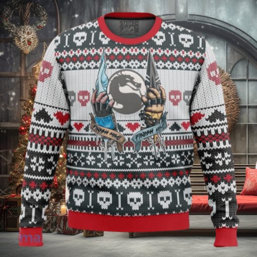 Mortal Kombat Finish Him Ugly Sweater Christmas Style Gift For Men And Women