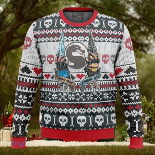 Mortal Kombat Finish Him Ugly Sweater Christmas Style Gift For Men And Women