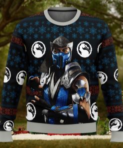 Mortal Kombat Sub Zero Ugly Christmas Sweater