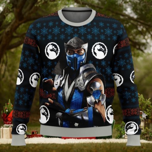 Mortal Kombat Sub Zero Ugly Christmas Sweater